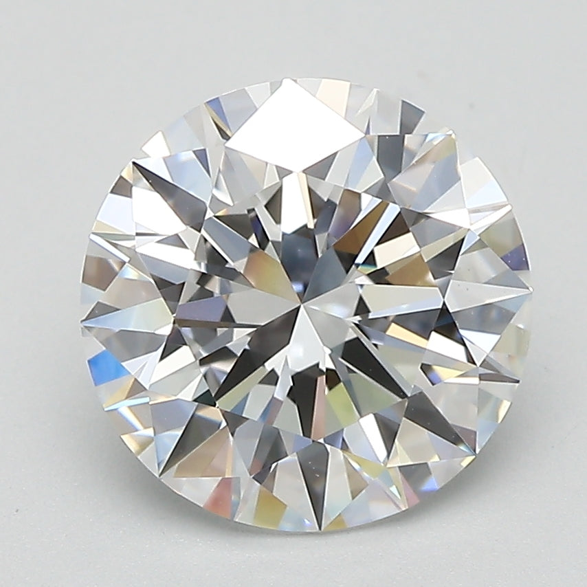 2.8ct Round Natural Diamond — E VVS2, GIA Certified