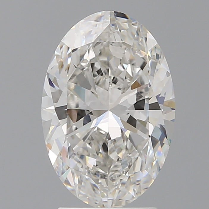 3.02ct Oval Lab-Grown Diamond — F VVS2, IGI Certified