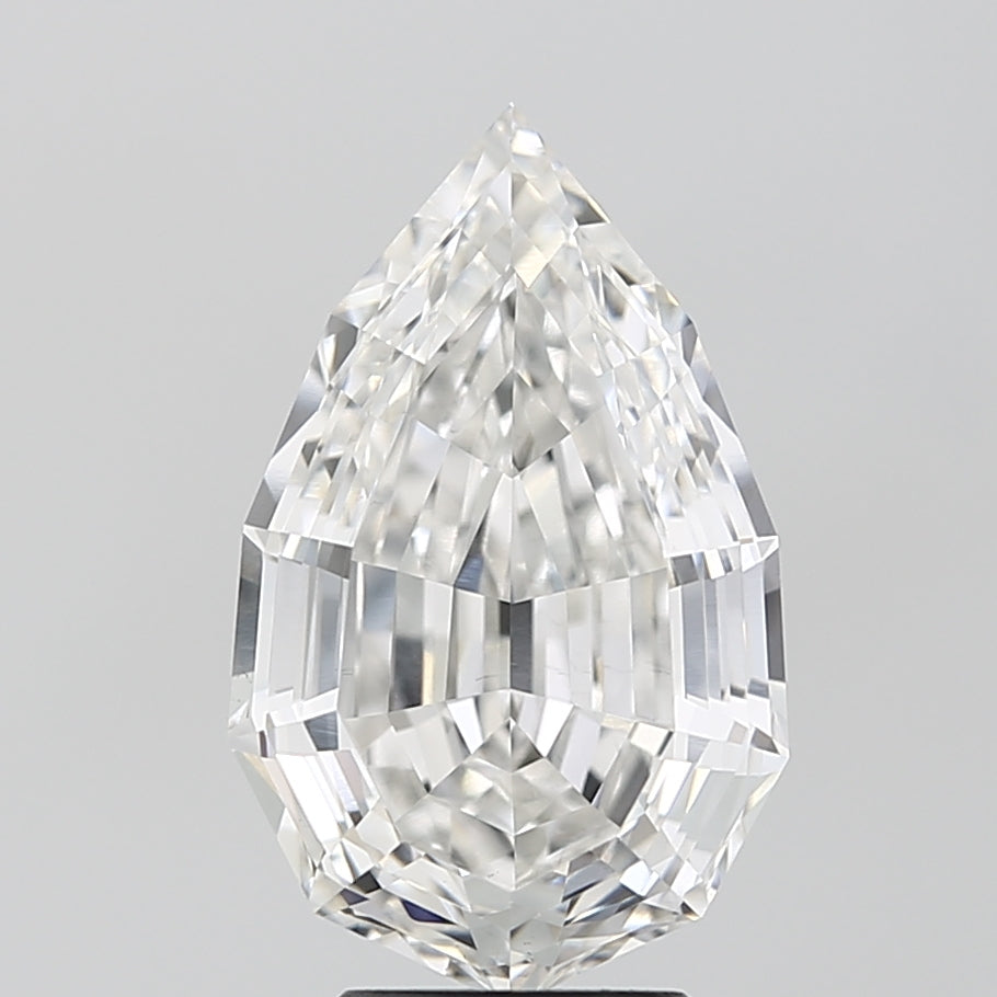 5.0ct Pear Step, E VS1 — IGI