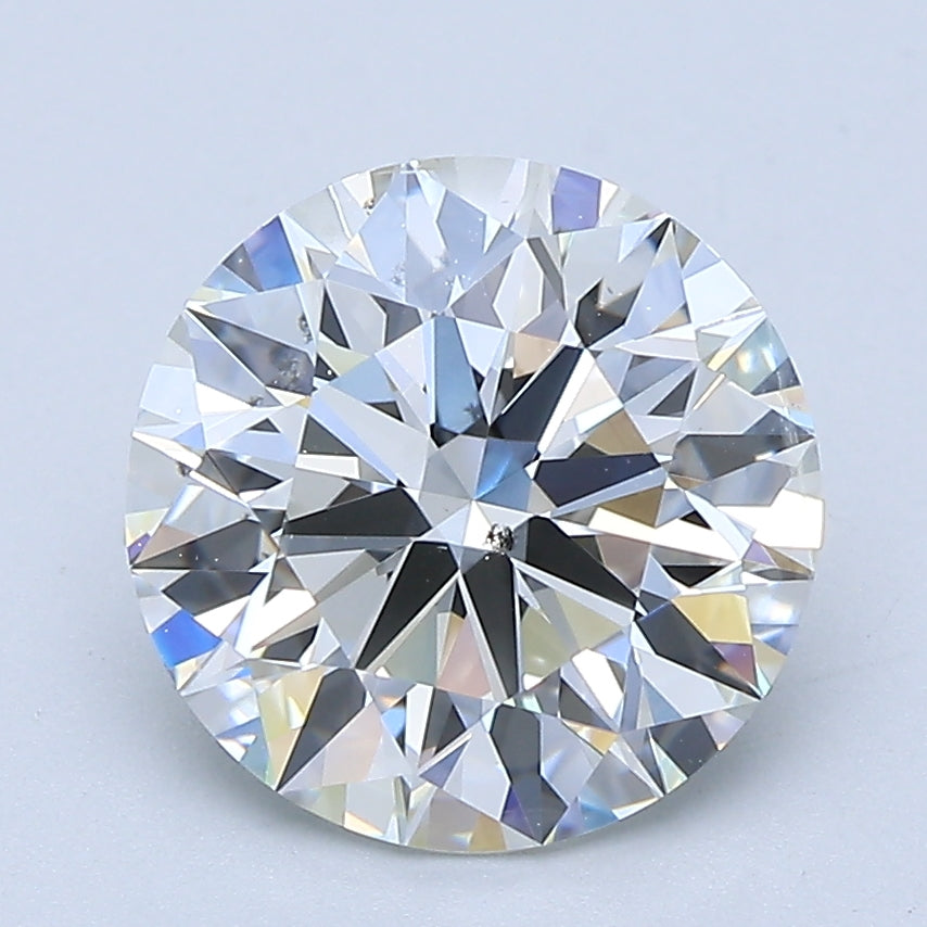 2.71ct Round Natural Diamond — H SI1, GIA Certified