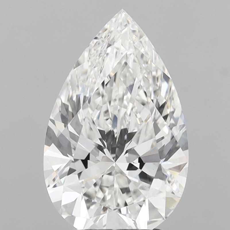 3.08ct Pear Lab-Grown Diamond — F VS1, IGI Certified