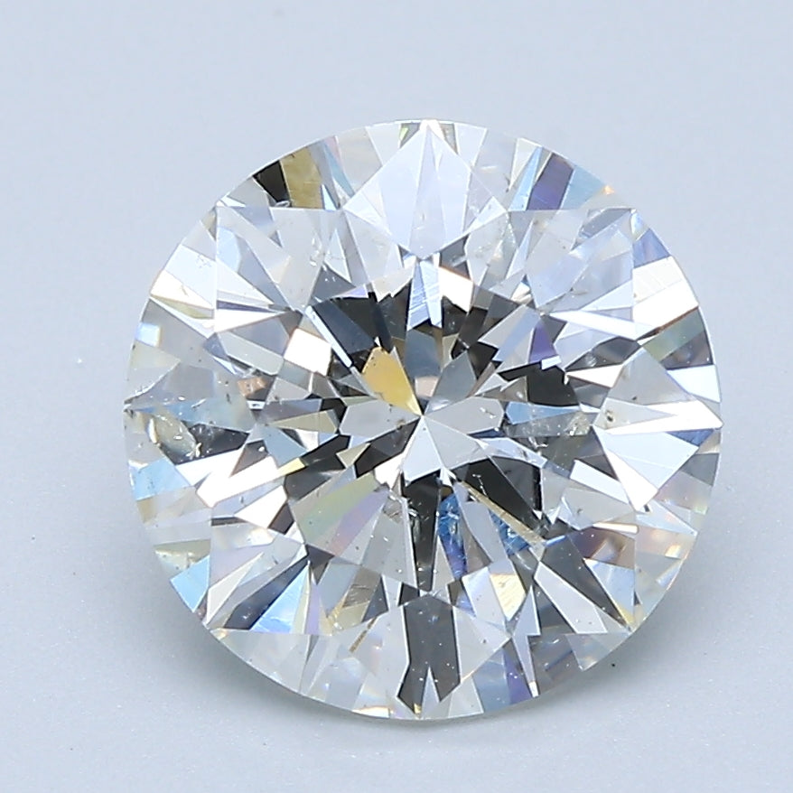 3.0ct Round, G SI2 — GIA
