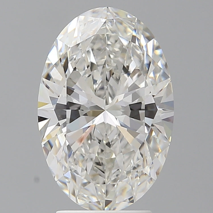 3.54ct Oval Lab-Grown Diamond — F VVS2, IGI Certified