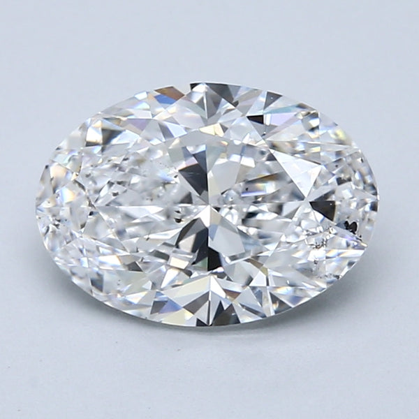 2.5ct Oval, D SI2 — GIA