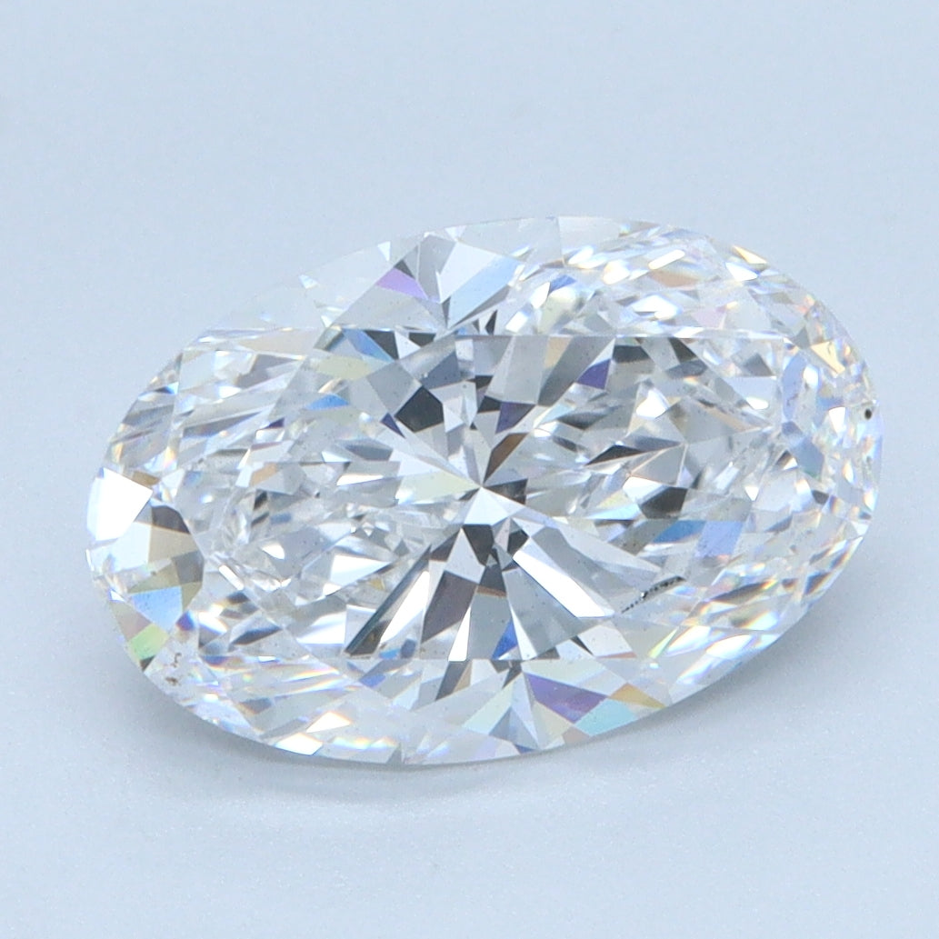2.5ct Oval, D VS2 — IGI