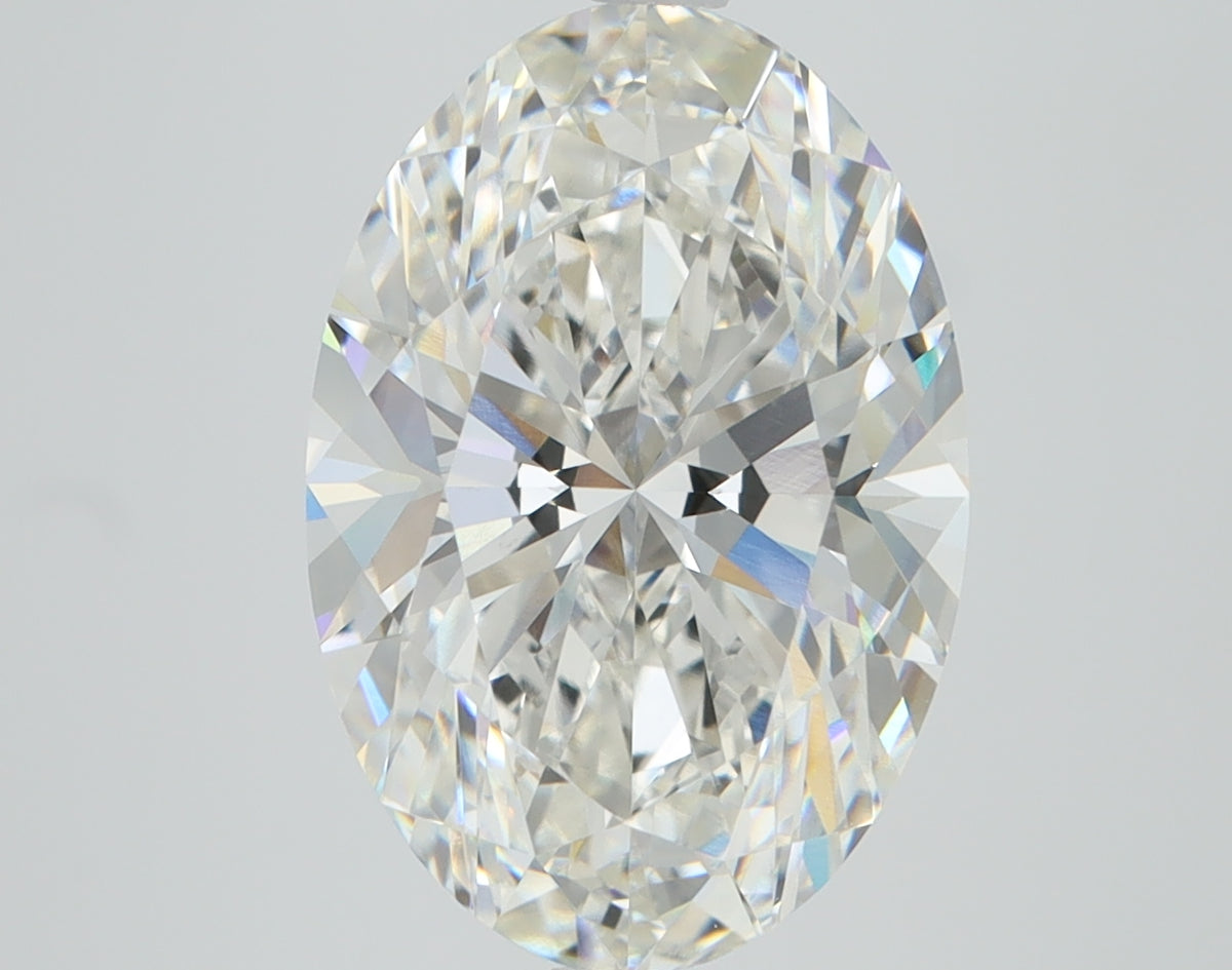 5.02ct Oval, F VVS2 — IGI