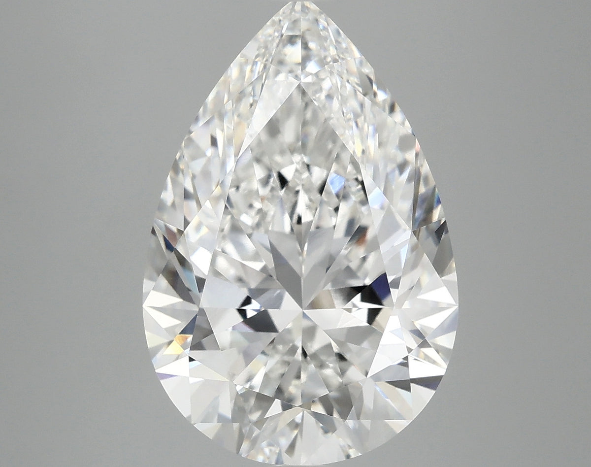 6.53ct Pear, E VVS2 — IGI