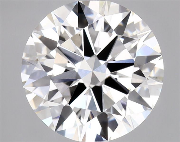4.08ct Round, F VS2 — IGI