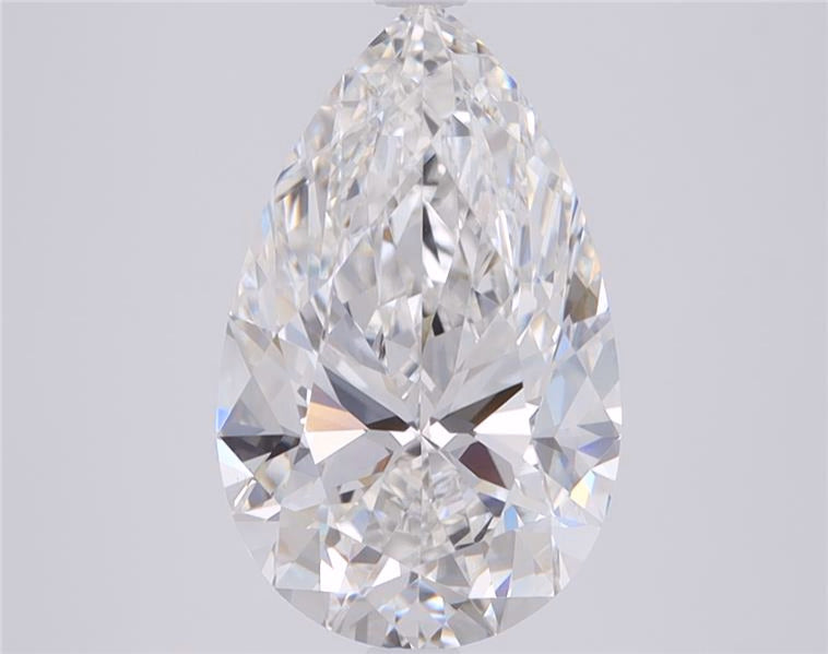 4.07ct Pear, F VS1 — IGI