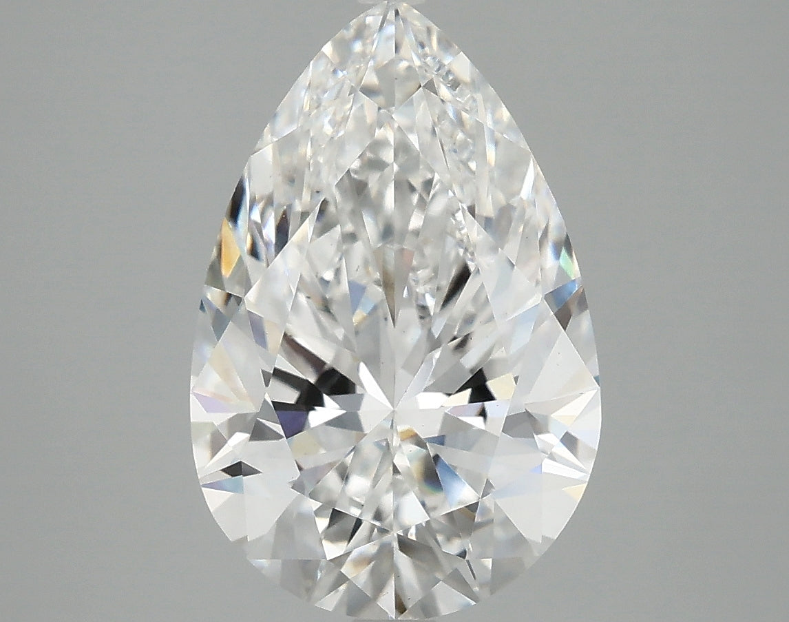 4.09ct Pear Lab-Grown Diamond — E VS2, IGI Certified