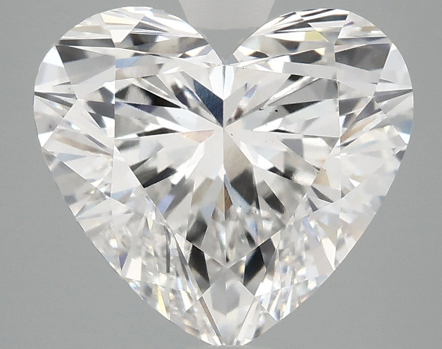 4.09ct Heart, F VS2 — IGI