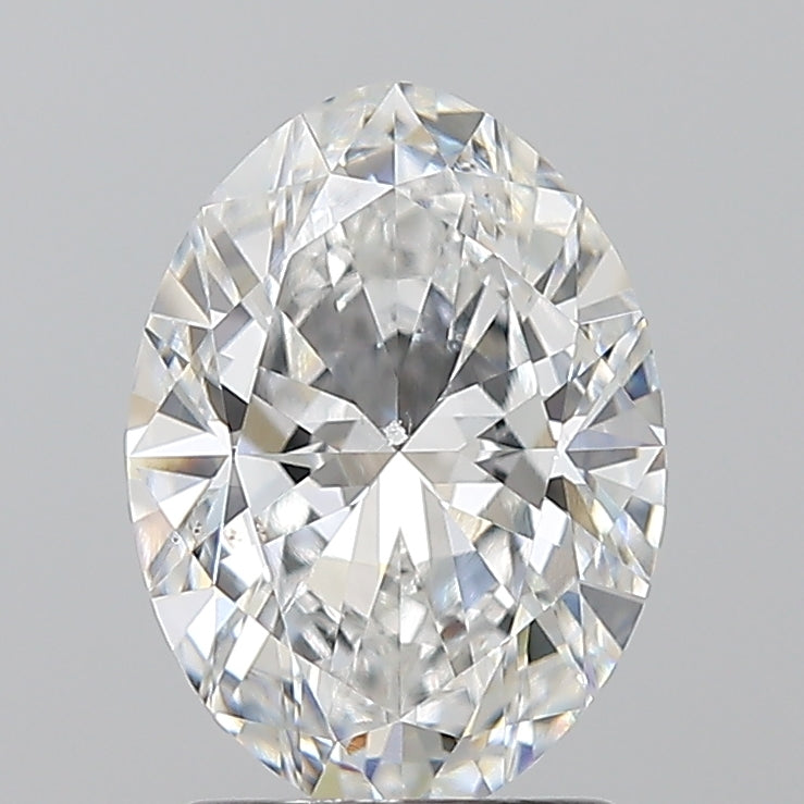 1.7ct Oval Natural Diamond — E SI1, GIA Certified