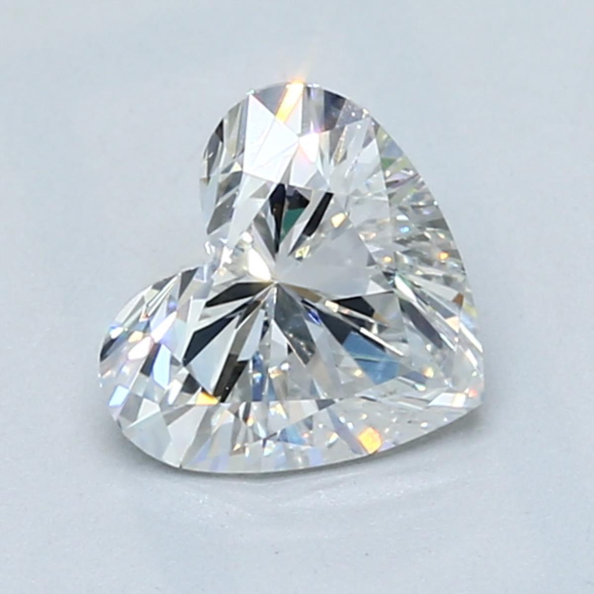 1.07ct Heart, G SI1 — GIA