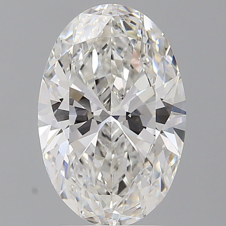 3.54ct Oval Lab-Grown Diamond — F VVS2, IGI Certified