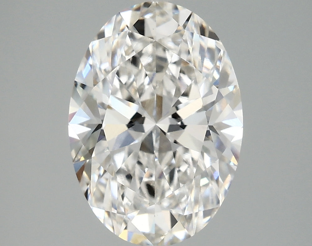 3.02ct Oval Lab-Grown Diamond — F VS2, IGI Certified