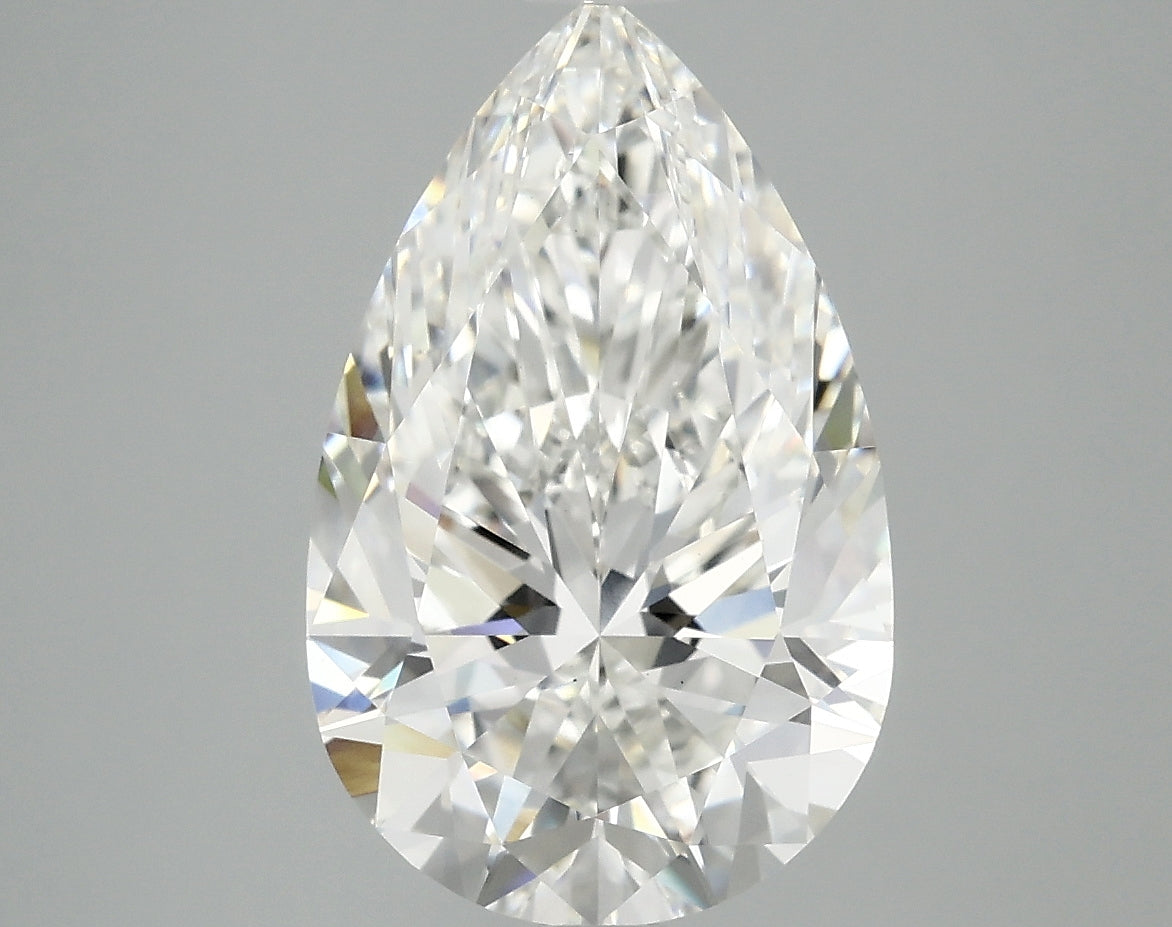 4.04ct Pear, F VS1 — IGI