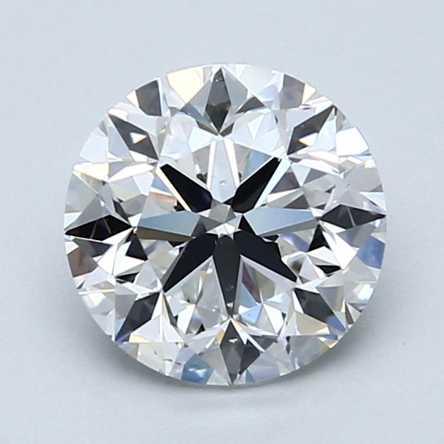 2.01ct Round, F SI1 — GIA — Laura Milman New York