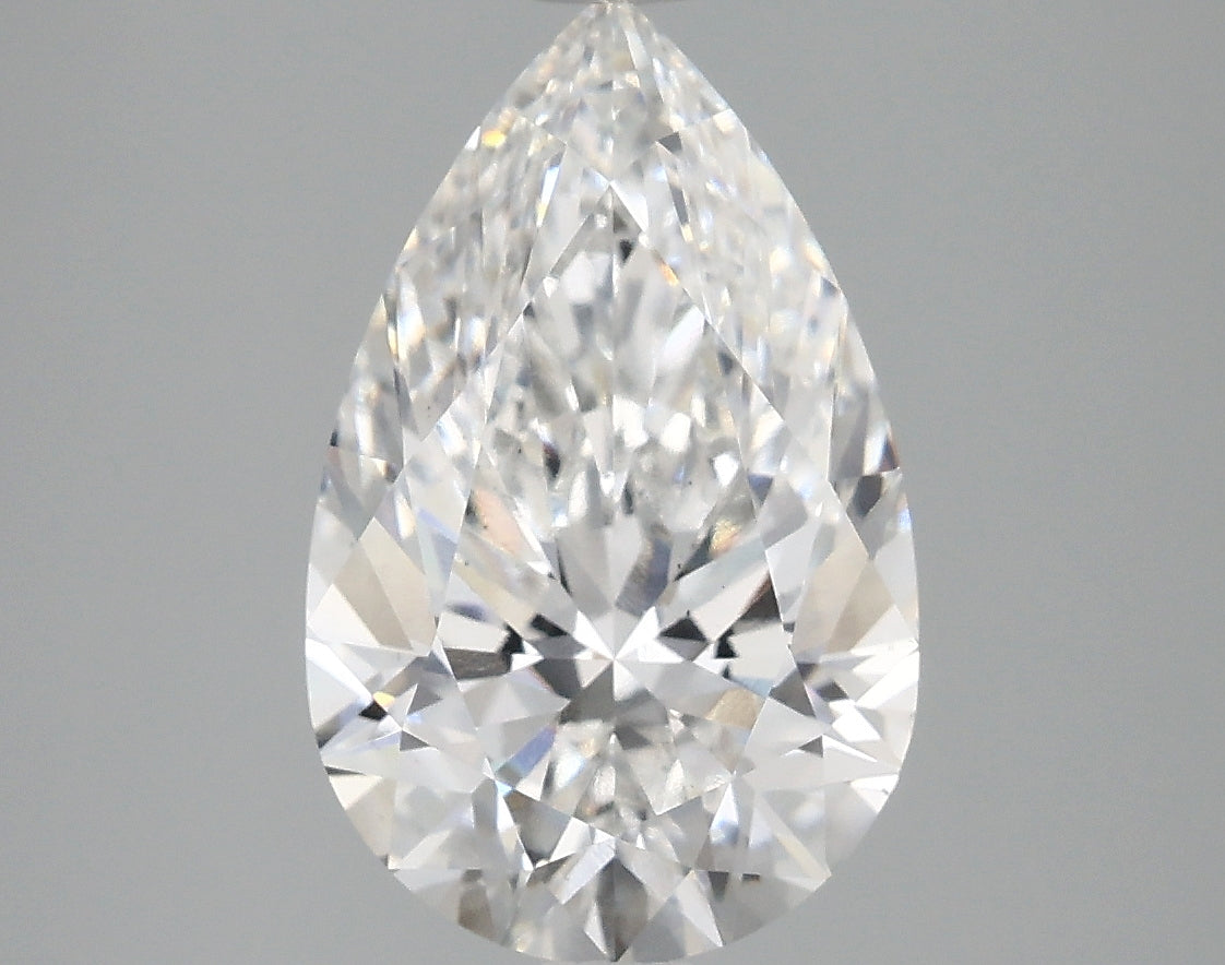 3.09ct Pear Lab-Grown Diamond — E VS2, IGI Certified