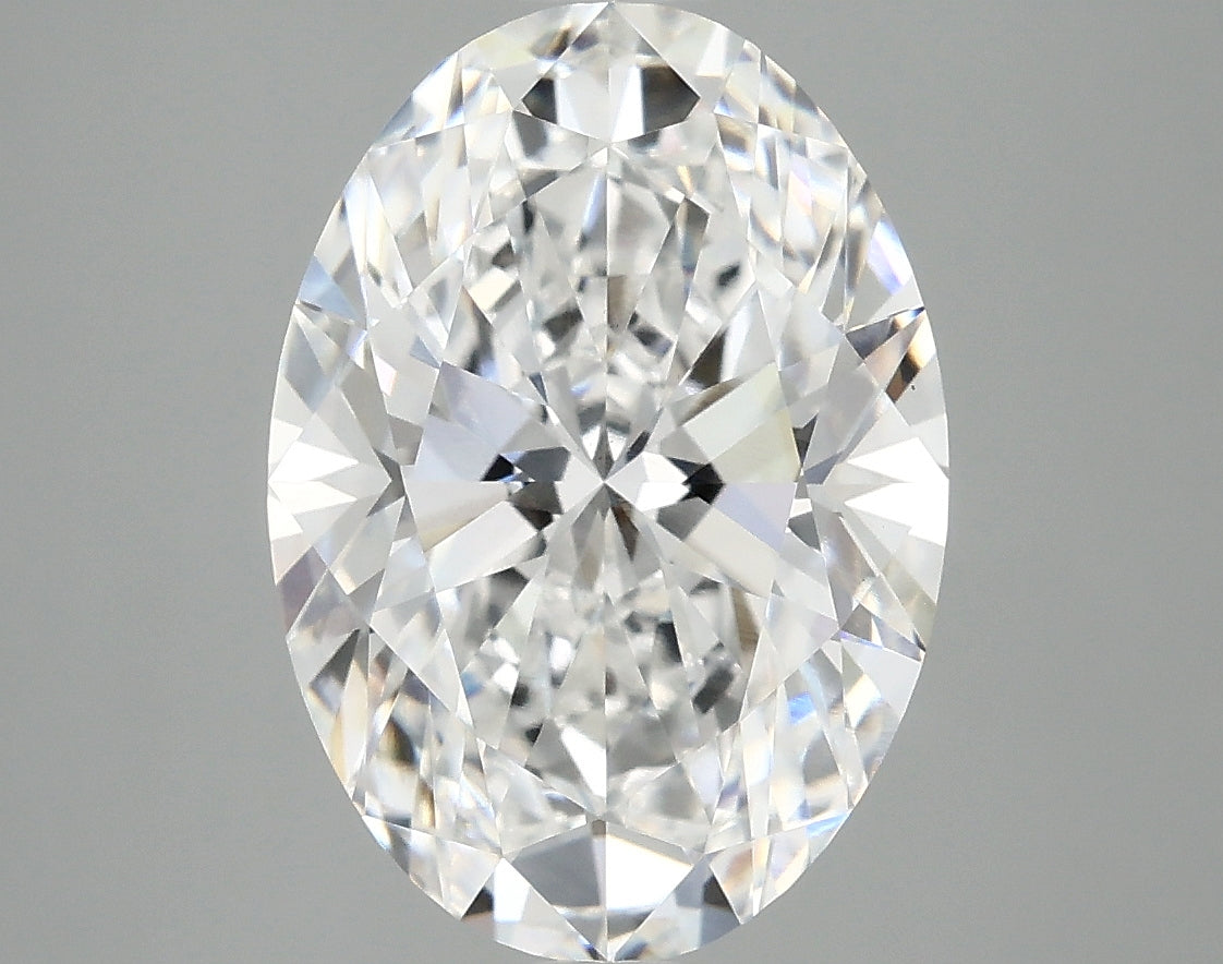 4.09ct Oval, D VS1 — IGI