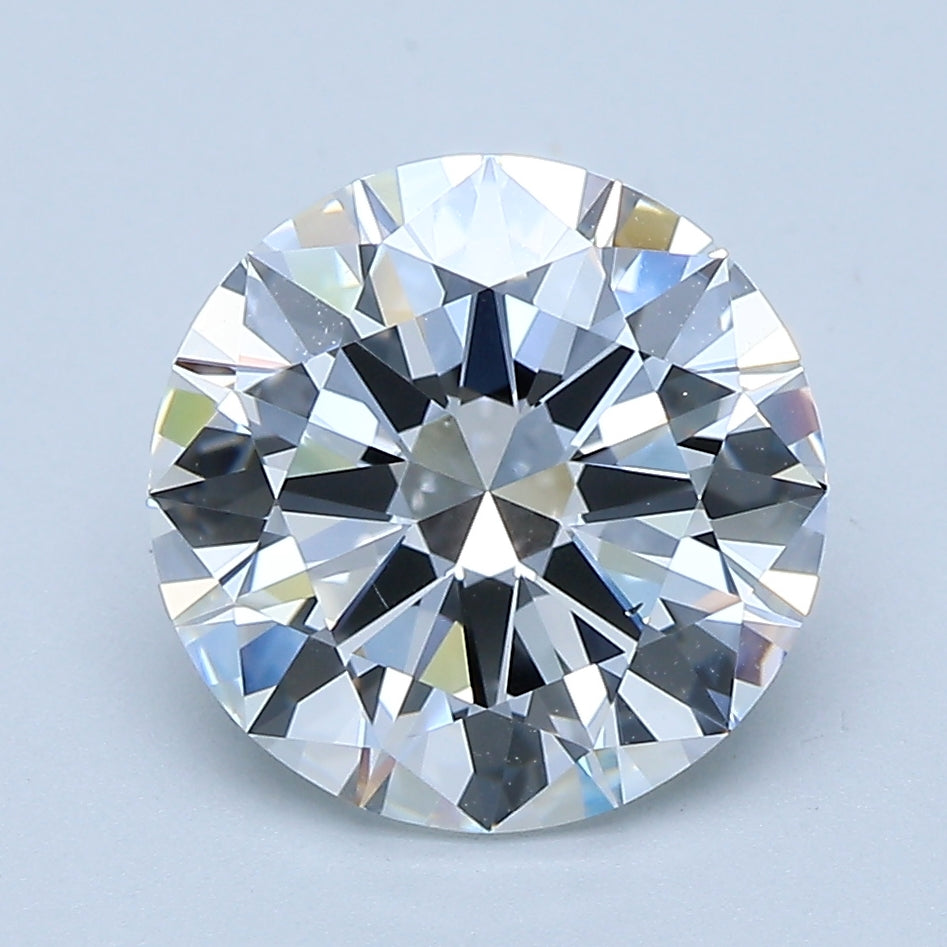 3.01ct Round, E VS2 — GIA