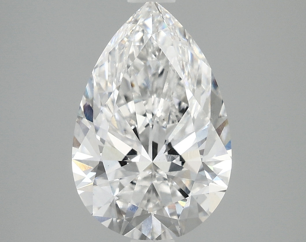 3.1ct Pear, E VS1 — IGI