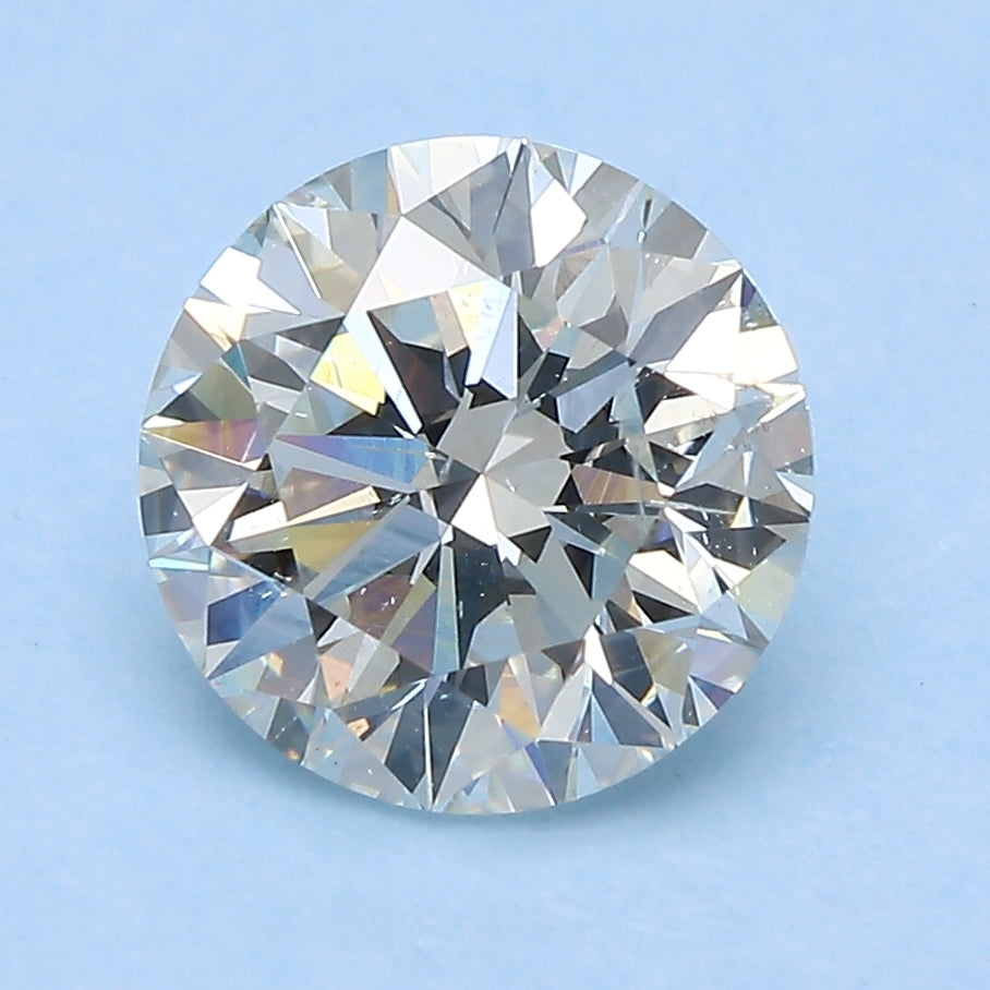 2.55ct Round Natural Diamond — I SI1, GIA Certified
