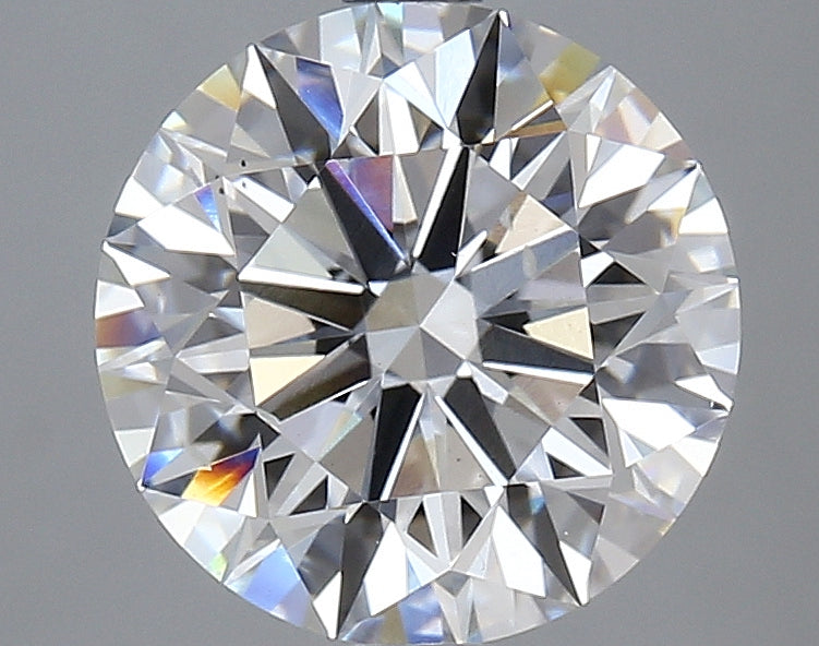 3.43ct Round, F VS2 — IGI