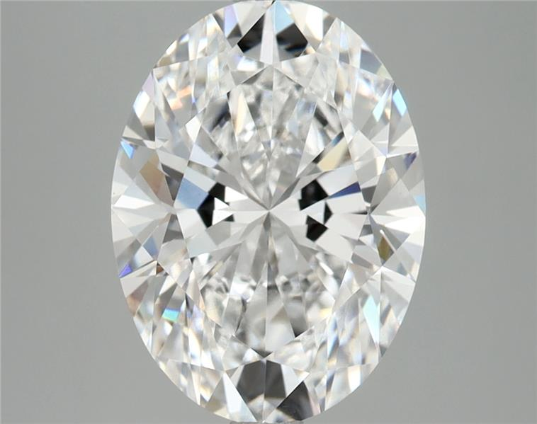 3.77ct Oval, D VS1 — IGI