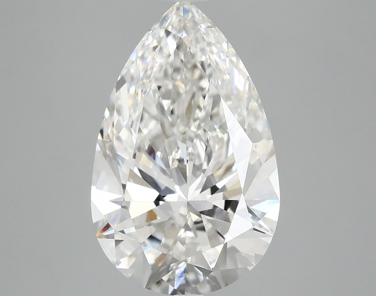 4.09ct Pear, F VVS2 — IGI