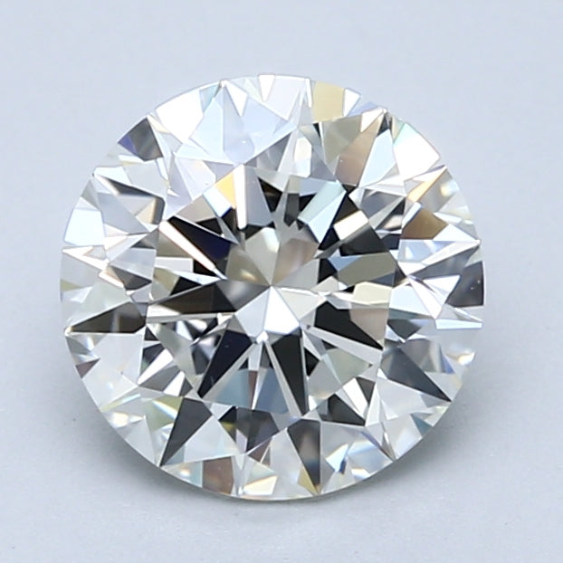 2.0ct Round, H VS1 — GIA