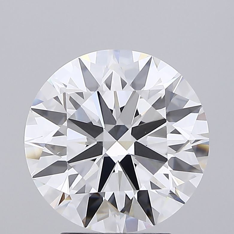 3.46ct Round, F VVS2 — IGI