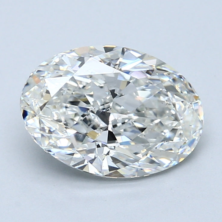 2.5ct Oval Natural Diamond — H SI1, GIA Certified