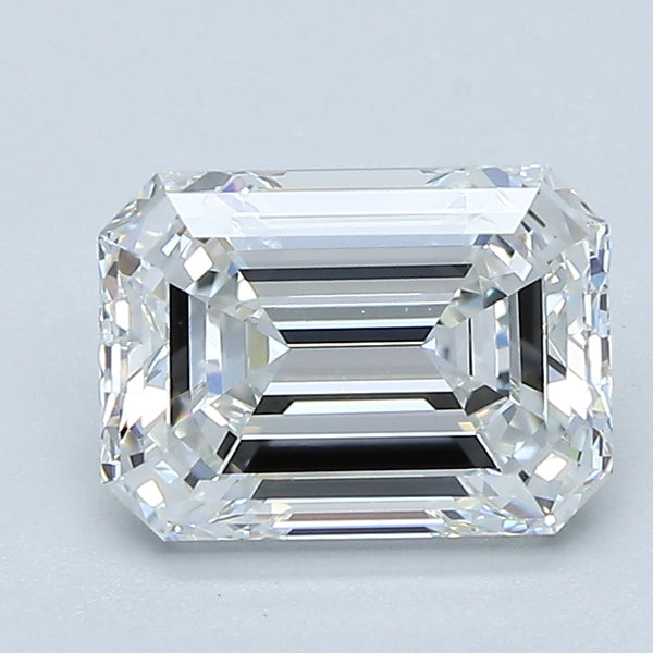 2.01ct EMERALD, F VVS2 — GIA
