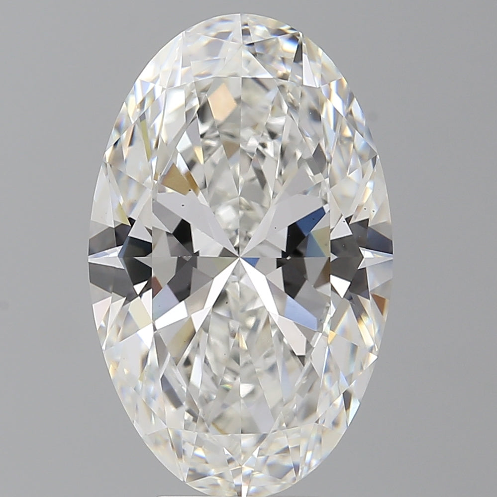 7.52ct Oval Lab-Grown Diamond — F VS2, IGI Certified