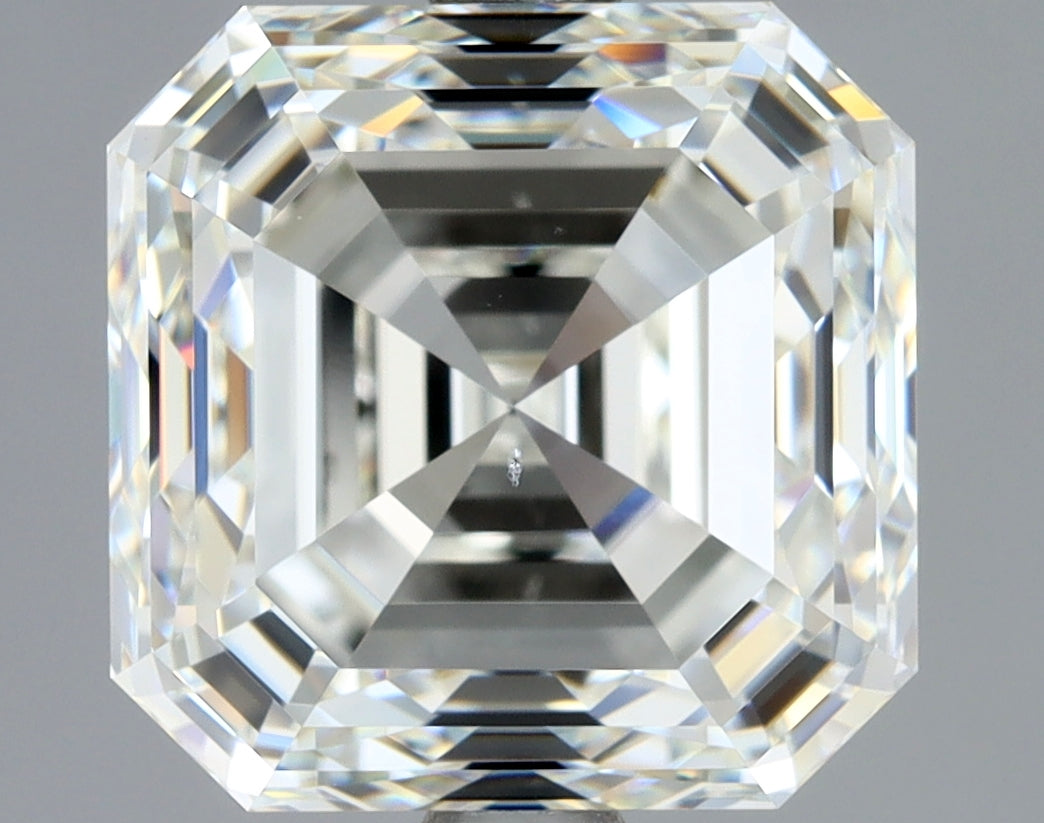 3.71ct Asscher Natural Diamond — I VS2, GIA Certified