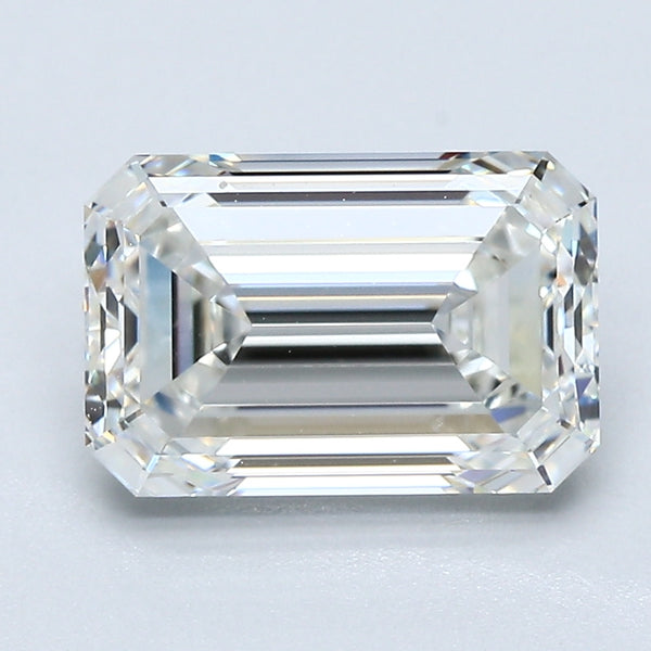 3.04ct EMERALD, H VVS1 — GIA