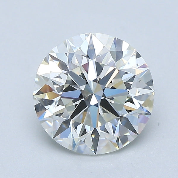 2.01ct Round, H VS2 — GIA