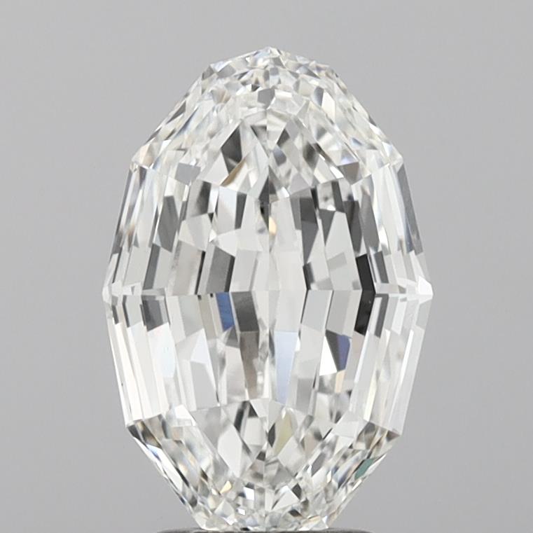 3.52ct Oval Step Cut, F VVS2 — IGI