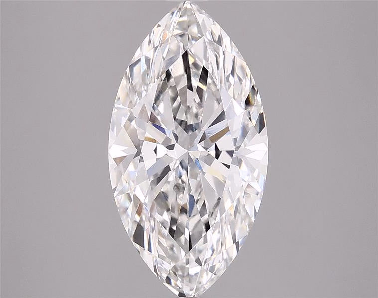3.68ct Marquise Lab-Grown Diamond — F VVS2, IGI Certified