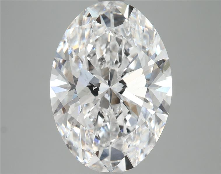 5.81ct Oval, D VS1 — IGI