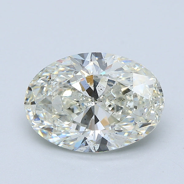3.01ct Oval Natural Diamond — J SI2, GIA Certified