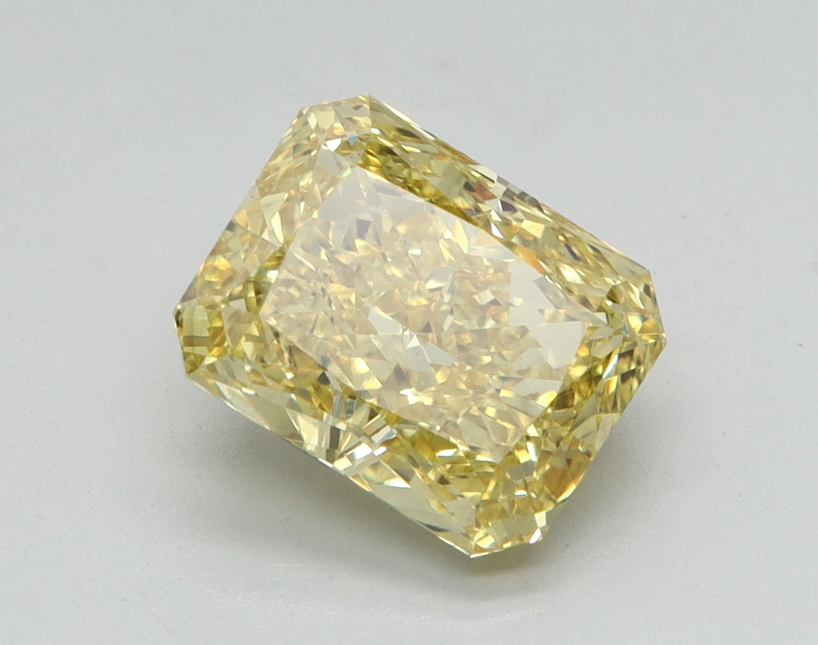 2.01ct Radiant Fancy Intense Yellow Lab-Grown Diamond — VS1 | IGI