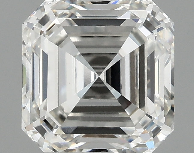 2.1ct Asscher, F VVS2 — IGI