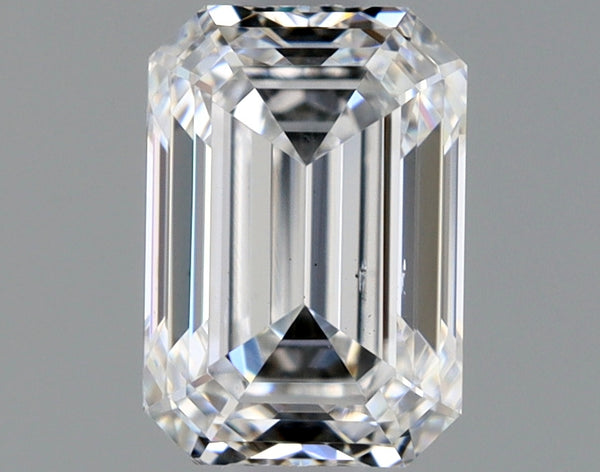 0.9ct EMERALD, D SI1 — GIA