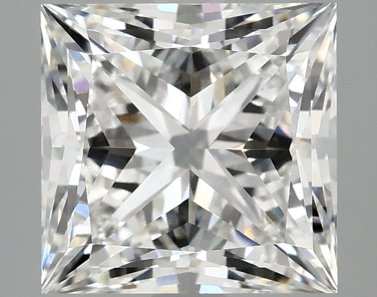 3.85ct Princess, F VVS2 — IGI