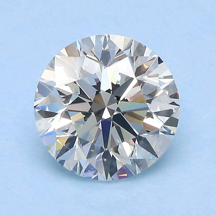 2.5ct Round Natural Diamond — H VS2, GIA Certified