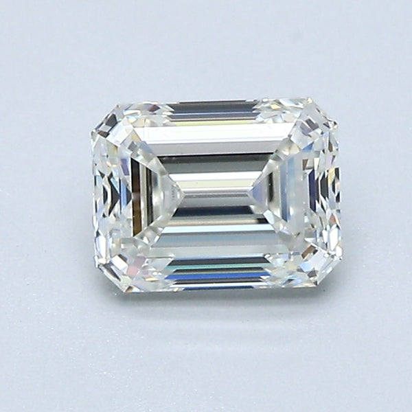 0.9ct EMERALD, H VVS2 — GIA