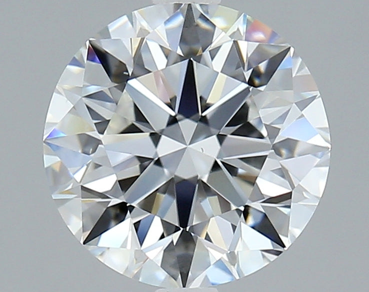 2.2ct Round, F VS1 — GIA