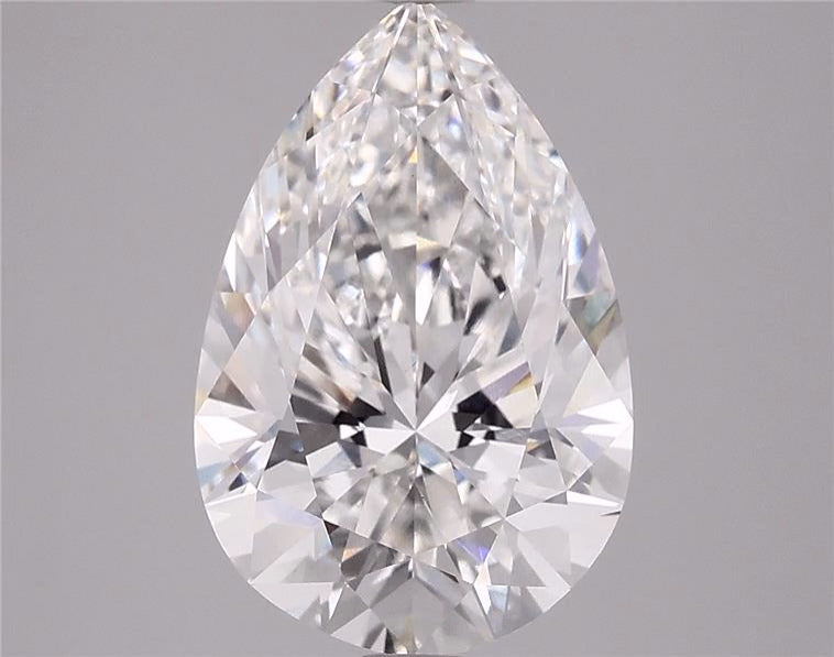 2.56ct Pear Lab-Grown Diamond — F VS2, IGI Certified