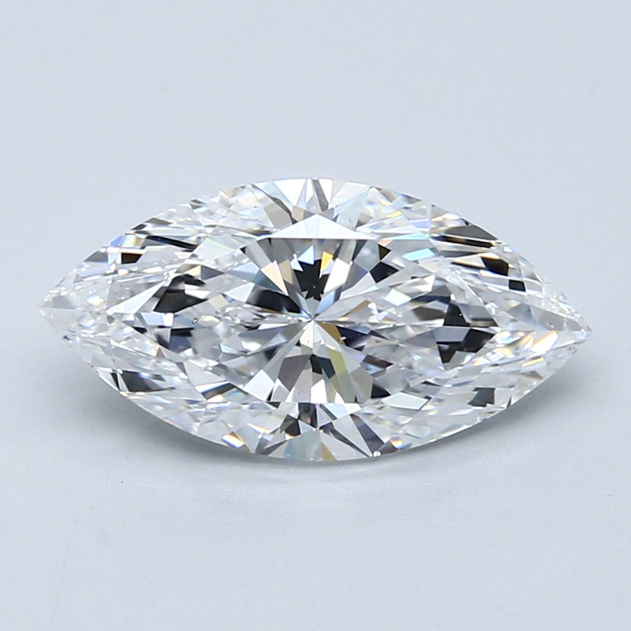 2.5ct Marquise Natural Diamond — D SI1, GIA Certified